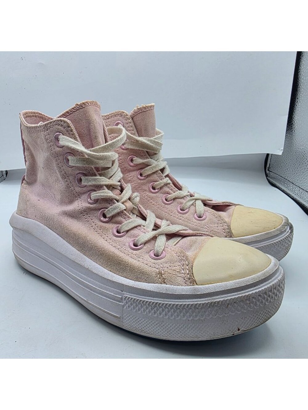Converse Chuck Taylor All Star Move Platform Womens Size 6.5 Pink Shoes Casual
